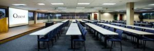 The Columbus Meeting room is the largest meeting room at Quest