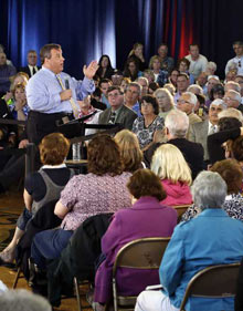 political rally type of meeting rooms in Columbus Ohio